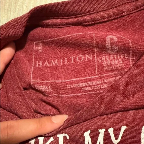 Hamilton Red Graphic T-Shirt - Picture 3 of 4